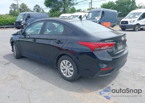 2021 Hyundai Accent Se z USA, uszkodzony, nr VIN 3KPC24A64ME130636